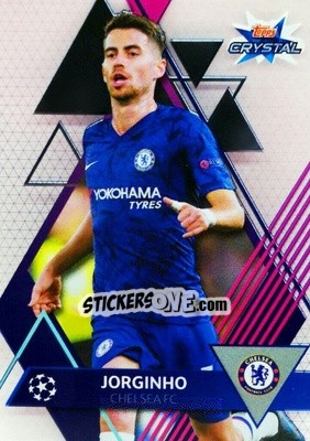 Sticker Jorginho - UEFA Champions League 2019-2020. Crystal n. 46 - Topps