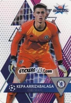 Sticker Kepa Arrizabalaga - UEFA Champions League 2019-2020. Crystal - Topps