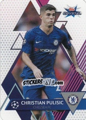 Sticker Christian Pulisic - UEFA Champions League 2019-2020. Crystal - Topps