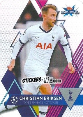 Sticker Christian Eriksen - UEFA Champions League 2019-2020. Crystal - Topps