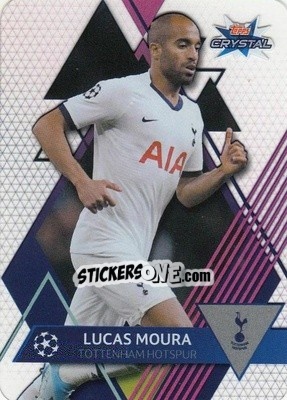 Sticker Lucas Moura - UEFA Champions League 2019-2020. Crystal - Topps