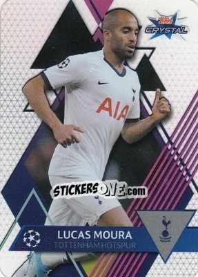 Figurina Lucas Moura - UEFA Champions League 2019-2020. Crystal - Topps