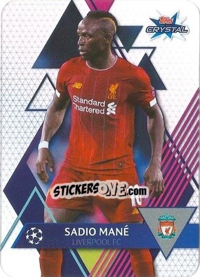 Sticker Sadio Mané - UEFA Champions League 2019-2020. Crystal - Topps
