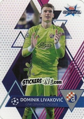 Sticker Dominik Livakovic - UEFA Champions League 2019-2020. Crystal n. 61 - Topps
