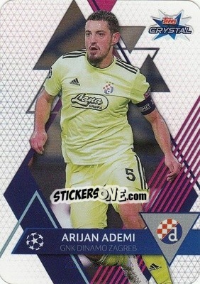 Sticker Arijan Ademi - UEFA Champions League 2019-2020. Crystal - Topps