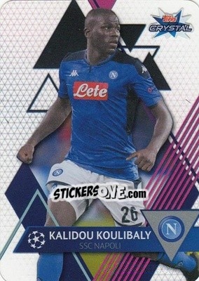 Sticker Kalidou Koulibaly - UEFA Champions League 2019-2020. Crystal n. 66 - Topps