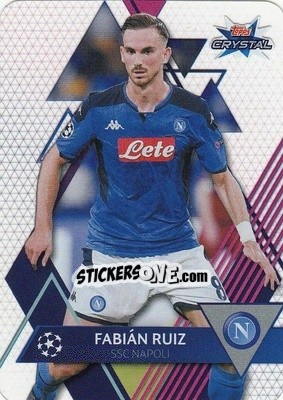 Sticker Fabian Ruiz - UEFA Champions League 2019-2020. Crystal n. 68 - Topps