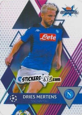 Sticker Dries Mertens - UEFA Champions League 2019-2020. Crystal - Topps