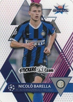 Sticker Nicolo Barella - UEFA Champions League 2019-2020. Crystal n. 73 - Topps