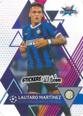 Sticker Lautaro Martinez - UEFA Champions League 2019-2020. Crystal n. 74 - Topps