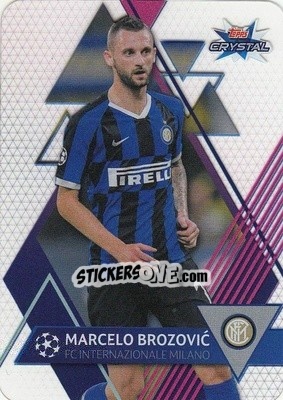 Sticker Marcelo Brozovic - UEFA Champions League 2019-2020. Crystal n. 75 - Topps