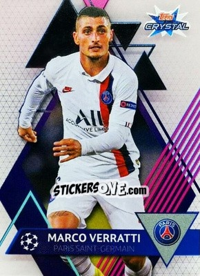 Sticker Marco Verratti - UEFA Champions League 2019-2020. Crystal - Topps
