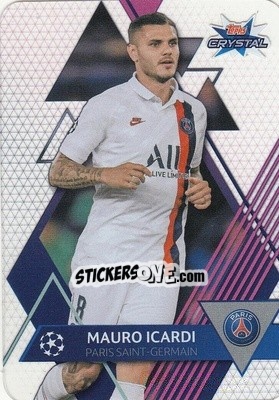 Sticker Mauro Icardi - UEFA Champions League 2019-2020. Crystal n. 80 - Topps