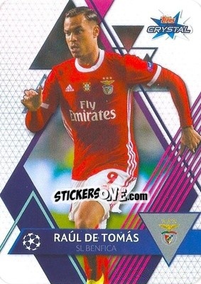 Figurina Raul de Tomas - UEFA Champions League 2019-2020. Crystal - Topps