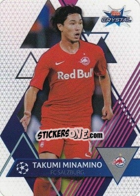 Figurina Takumi Minamino - UEFA Champions League 2019-2020. Crystal - Topps