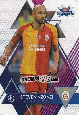 Sticker Steven Nzonzi - UEFA Champions League 2019-2020. Crystal n. 96 - Topps