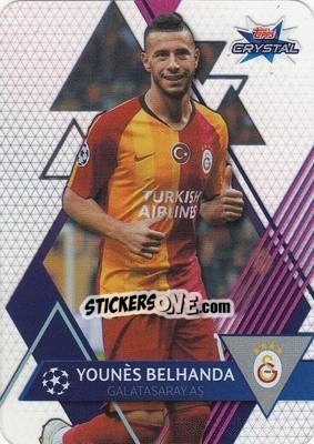 Sticker Younes Belhanda - UEFA Champions League 2019-2020. Crystal n. 99 - Topps