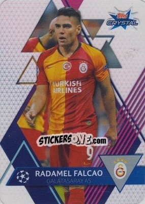 Sticker Radamel Falcao - UEFA Champions League 2019-2020. Crystal n. 100 - Topps