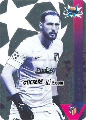 Sticker Jan Oblak - UEFA Champions League 2019-2020. Crystal - Topps