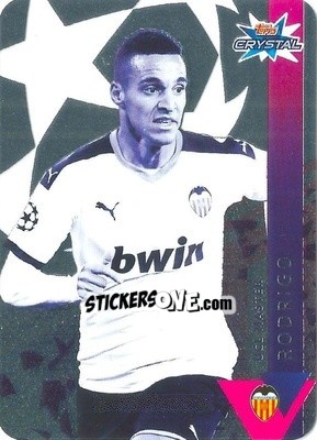 Sticker Rodrigo - UEFA Champions League 2019-2020. Crystal - Topps
