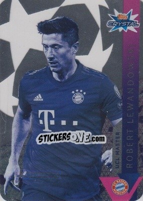 Sticker Robert Lewandowski - UEFA Champions League 2019-2020. Crystal n. 105 - Topps