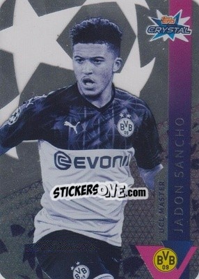 Sticker Jadon Sancho - UEFA Champions League 2019-2020. Crystal - Topps