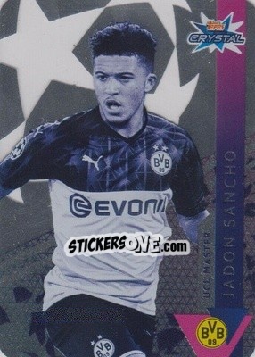 Cromo Jadon Sancho - UEFA Champions League 2019-2020. Crystal - Topps