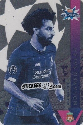 Sticker Mohamed Salah - UEFA Champions League 2019-2020. Crystal - Topps