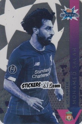 Sticker Mohamed Salah - UEFA Champions League 2019-2020. Crystal n. 111 - Topps