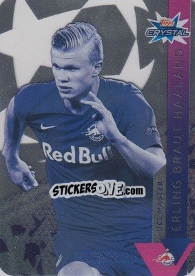 Sticker Erling Haaland - UEFA Champions League 2019-2020. Crystal - Topps