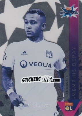 Sticker Memphis Depay - UEFA Champions League 2019-2020. Crystal n. 117 - Topps