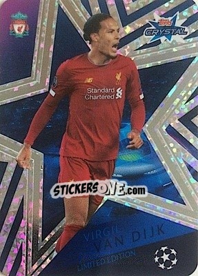 Cromo Virgil van Dijk - UEFA Champions League 2019-2020. Crystal - Topps