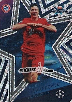 Sticker Robert Lewandowski - UEFA Champions League 2019-2020. Crystal n. LE5 - Topps