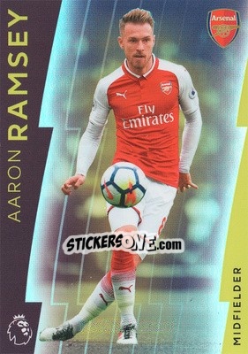 Sticker Aaron Ramsey - Premier League Platinum 2017-2018 n. 10 - Topps