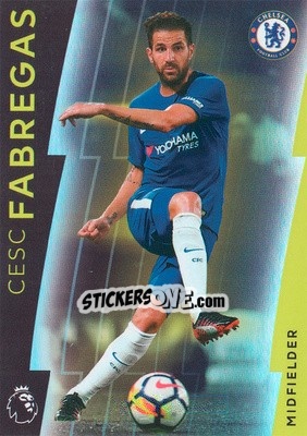 Sticker Cesc Fabregas - Premier League Platinum 2017-2018 - Topps