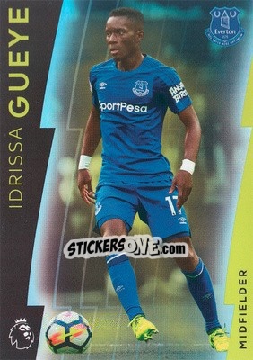 Sticker Idrissa Gueye - Premier League Platinum 2017-2018 n. 33 - Topps
