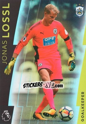 Cromo Jonas Lossl - Premier League Platinum 2017-2018 - Topps