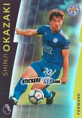 Sticker Shinji Okazaki - Premier League Platinum 2017-2018 - Topps