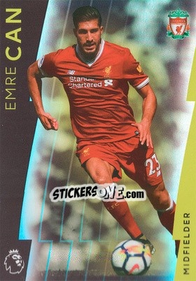 Sticker Emre Can - Premier League Platinum 2017-2018 n. 49 - Topps
