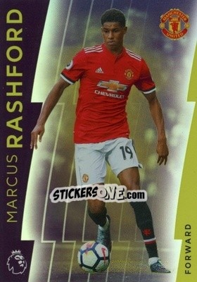 Sticker Marcus Rashford - Premier League Platinum 2017-2018 n. 60 - Topps