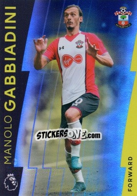 Sticker Manolo Gabbiadini - Premier League Platinum 2017-2018 - Topps