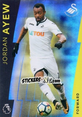 Sticker Jordan Ayew - Premier League Platinum 2017-2018 n. 80 - Topps