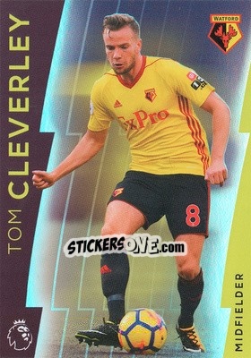 Sticker Tom Cleverley - Premier League Platinum 2017-2018 - Topps