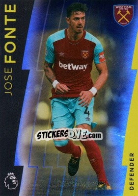 Sticker Jose Fonte - Premier League Platinum 2017-2018 n. 97 - Topps