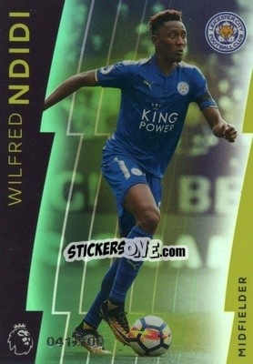 Cromo Wilfred Ndidi - Premier League Platinum 2017-2018 - Topps