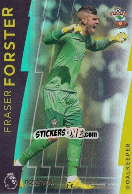 Cromo Fraser Forster - Premier League Platinum 2017-2018 - Topps