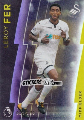 Sticker Leroy Fer - Premier League Platinum 2017-2018 - Topps