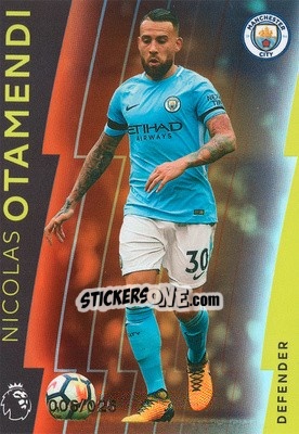 Sticker Nicolas Otamendi - Premier League Platinum 2017-2018 n. 51o - Topps