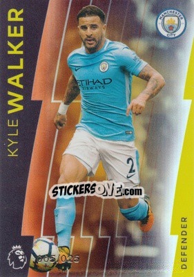 Sticker Kyle Walker - Premier League Platinum 2017-2018 n. 52o - Topps