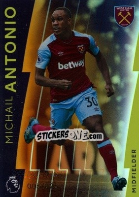 Sticker Michail Antonio - Premier League Platinum 2017-2018 - Topps